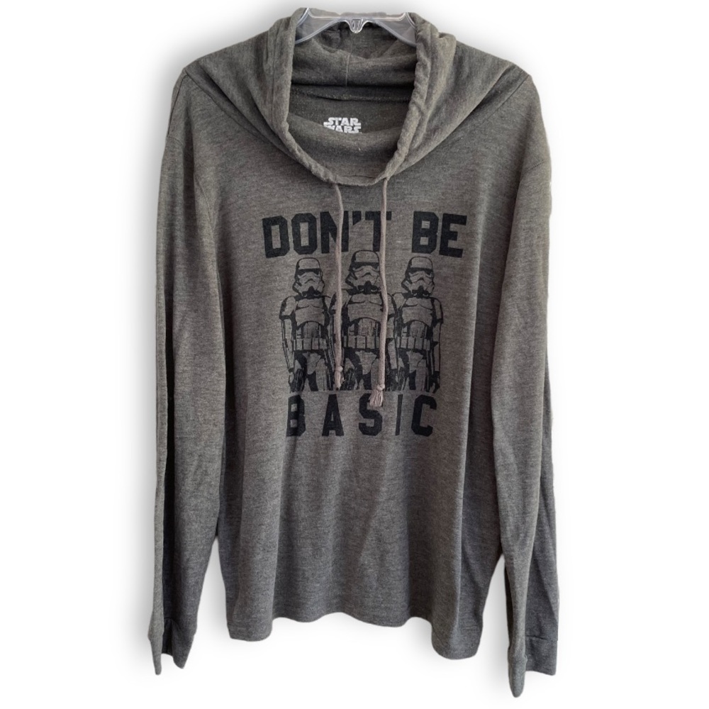 Star Wars “Don’t Be Basic” Cowl Neck Sweatshirt - image 1
